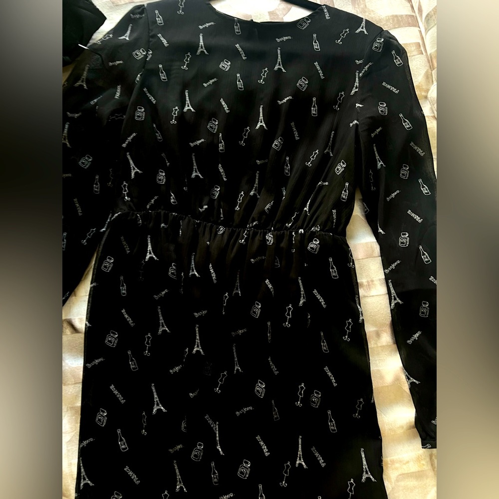 Black dress for spring time